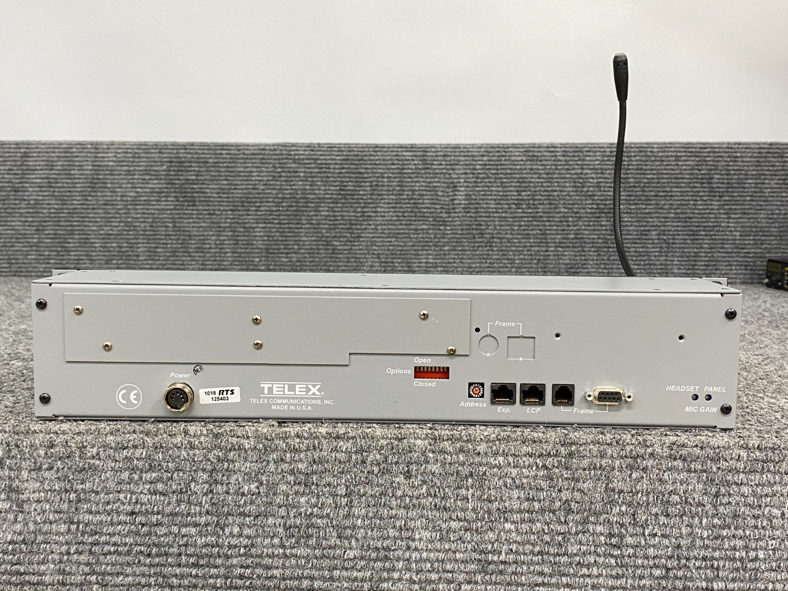 RTS Telex KP-32/16 Digital Matrix Intercom Keypanel w/ Mic (Unit Only)