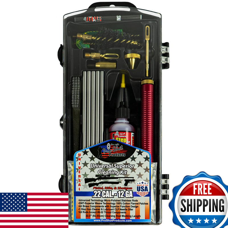 Pro-Shot Products Pro-Shot Universal Gun Cleaning Kit Multi-Caliber Pistol