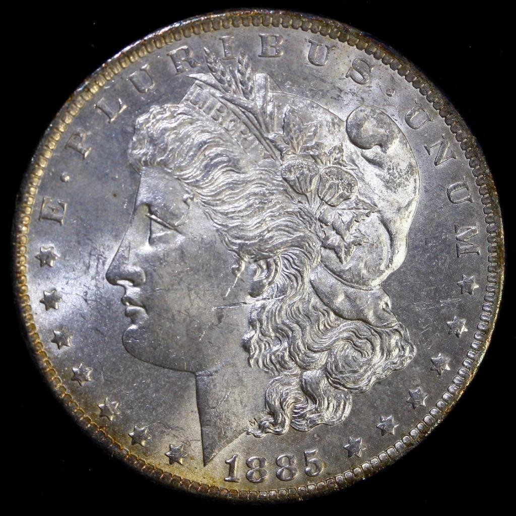1885-O $1 Morgan Silver Dollar Coin ~  CHOICE BU UNCIRCULATED US#217