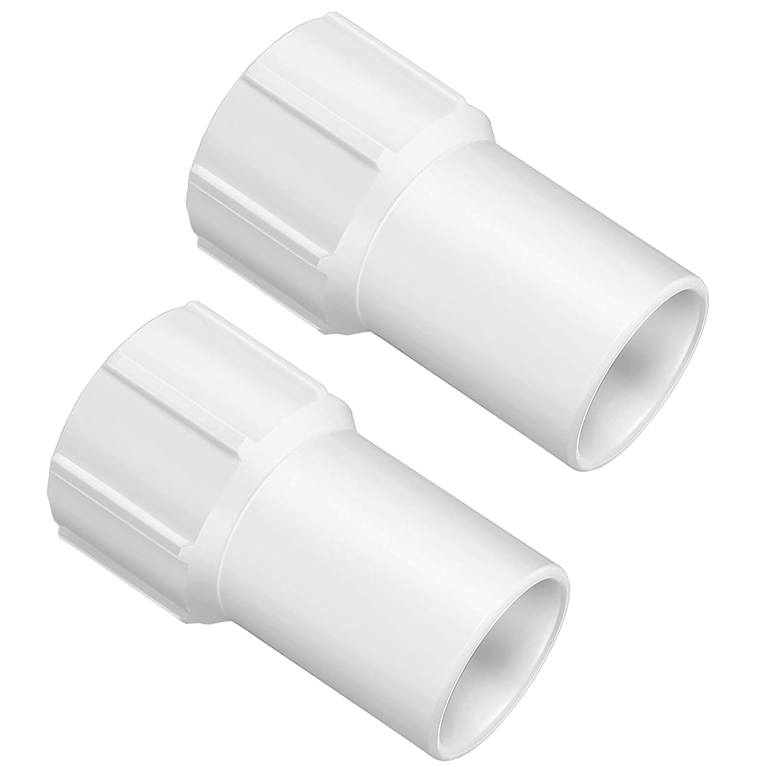1 1/2 inch Threaded Hose Cuff for Spiral Wound Pool Hoses 2 Pack Pool Hose