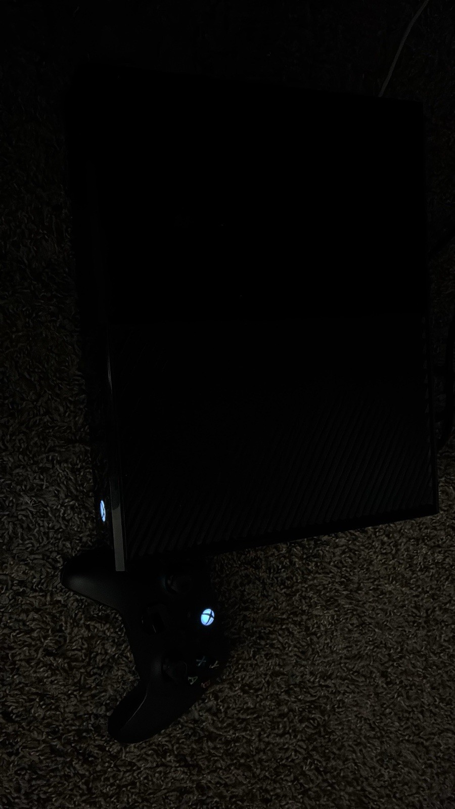 Microsoft Xbox One 500GB Black Console w/ Power Supply Brick and controller