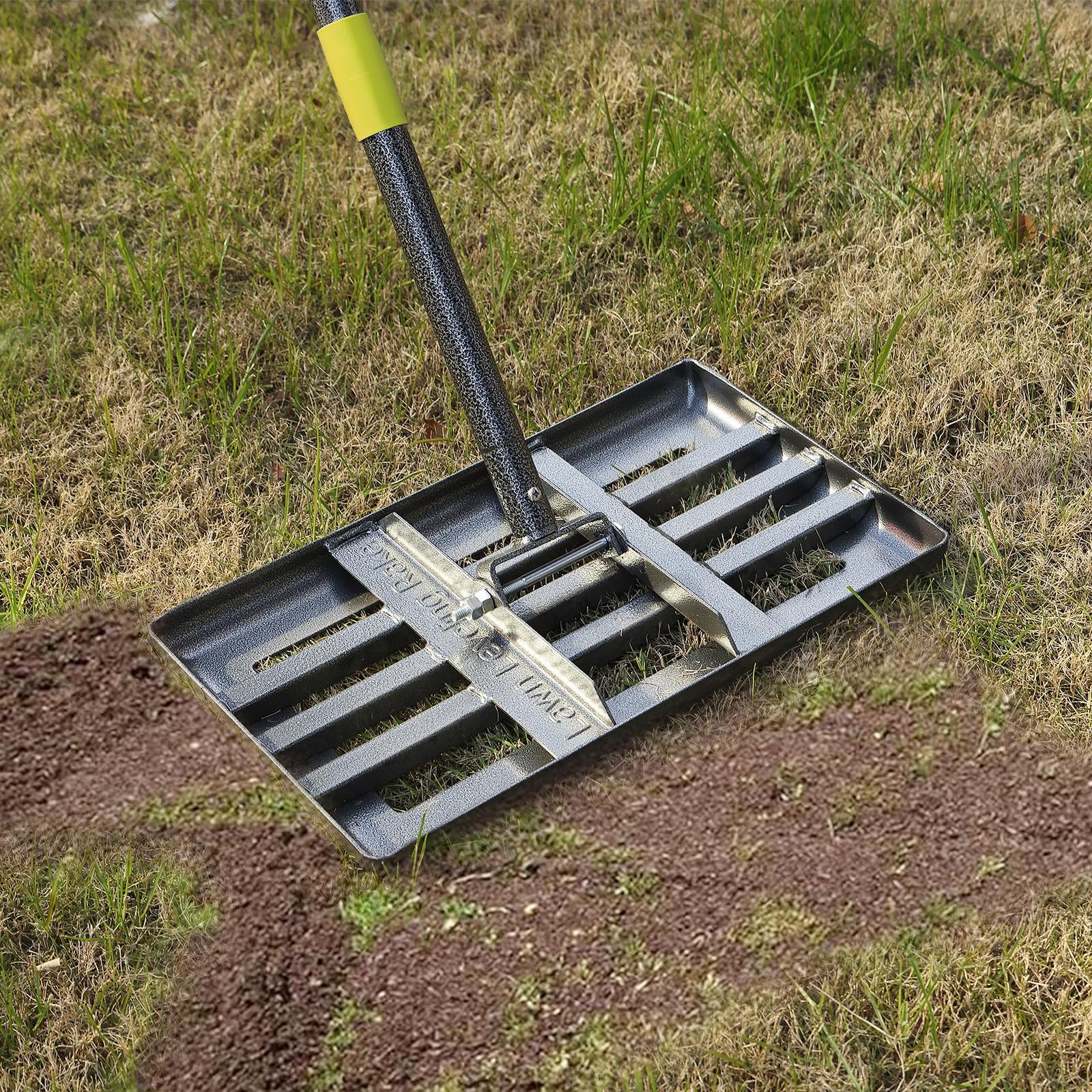 Lawn Leveling Rake | Levelawn Tool | Level Soil or Dirt Ground Surfaces Easil...