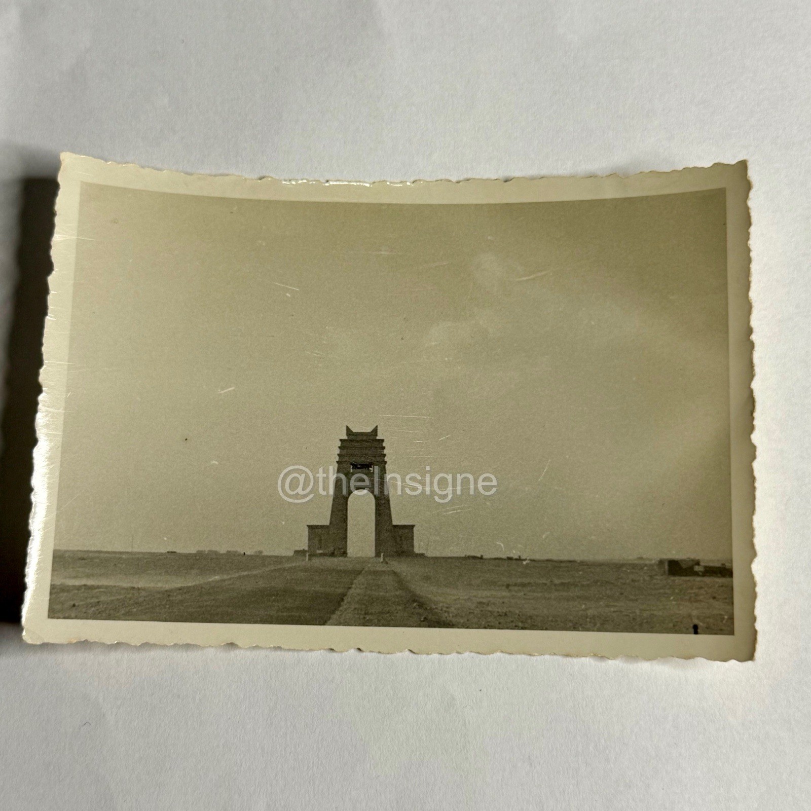 Original WWII Italian Photograph Arch of the Philaeni Lybia North Africa