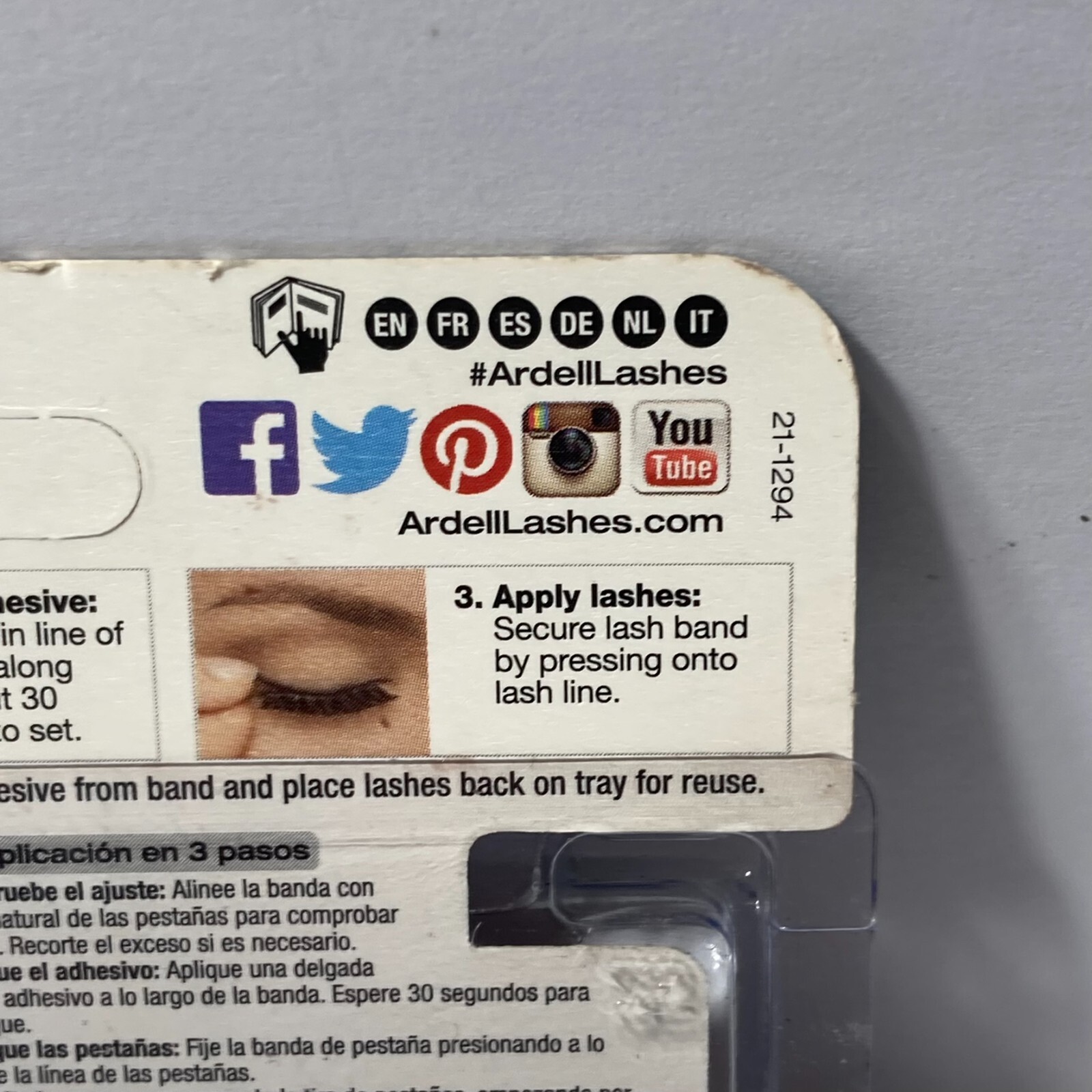 Ardell Natural Eye Lashes 1 Pair #117 Black