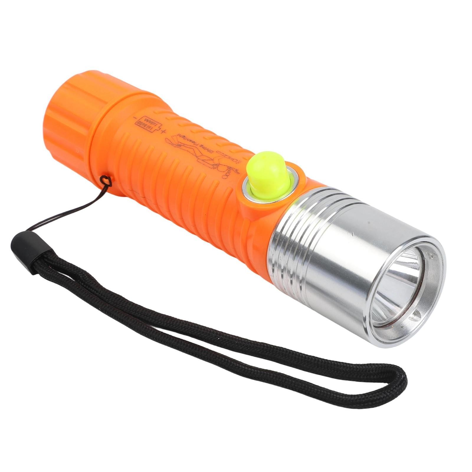 Snorkeling Flashlight Underwater Lamp Outdoor Sports 148x34.5mm Anti-abrasive