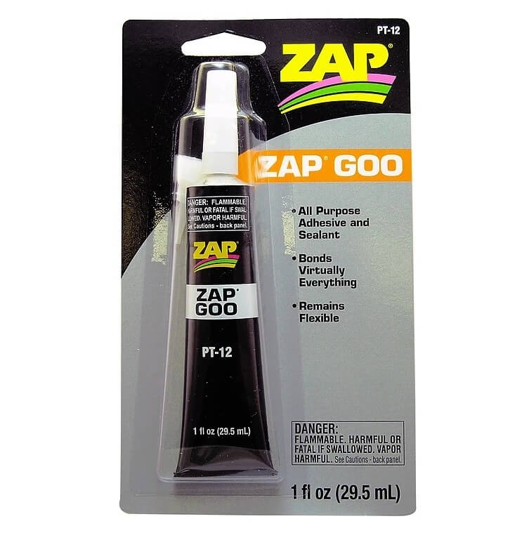 Pacer ZAP GOO All Purpose Adhesive 1oz PT-12
