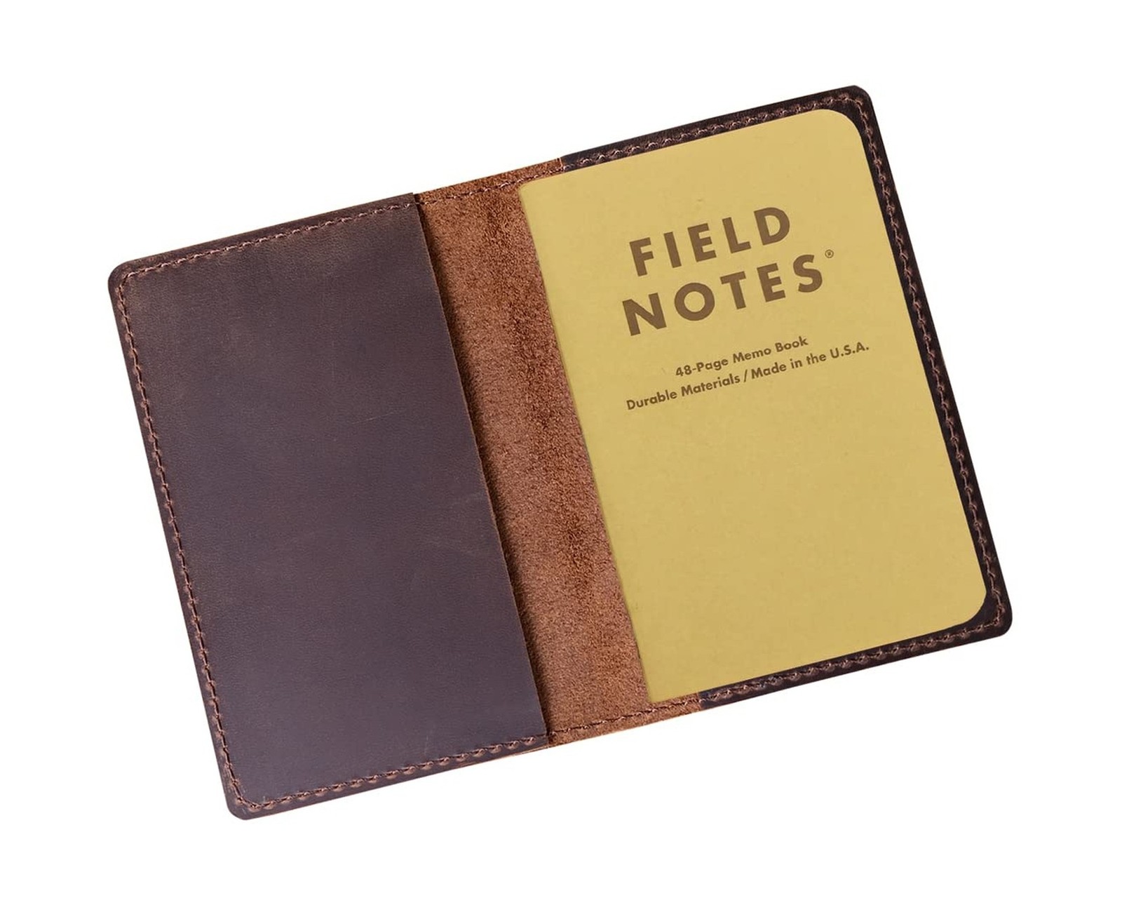 Fan&Ran Genuine Leather Journal Cover for Field Notes Notebooks, Moleskine Ca...