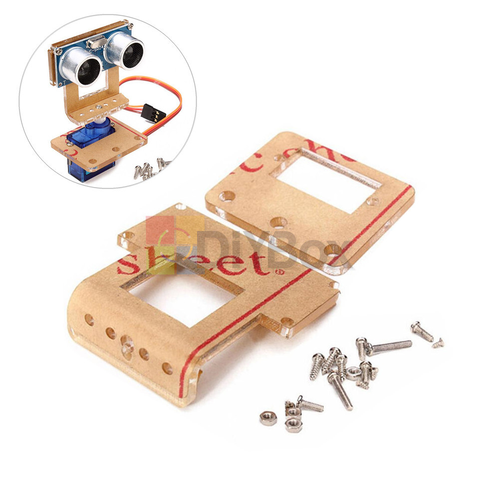 Analog Servo and HC-SR04 Ultrasonic Ranging Module Robot Mounting Bracket Kits