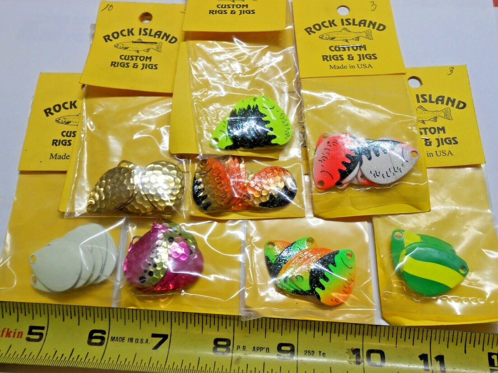 ROCK ISLAND SPORTS Colorado Spinner blades # 3 10 ct