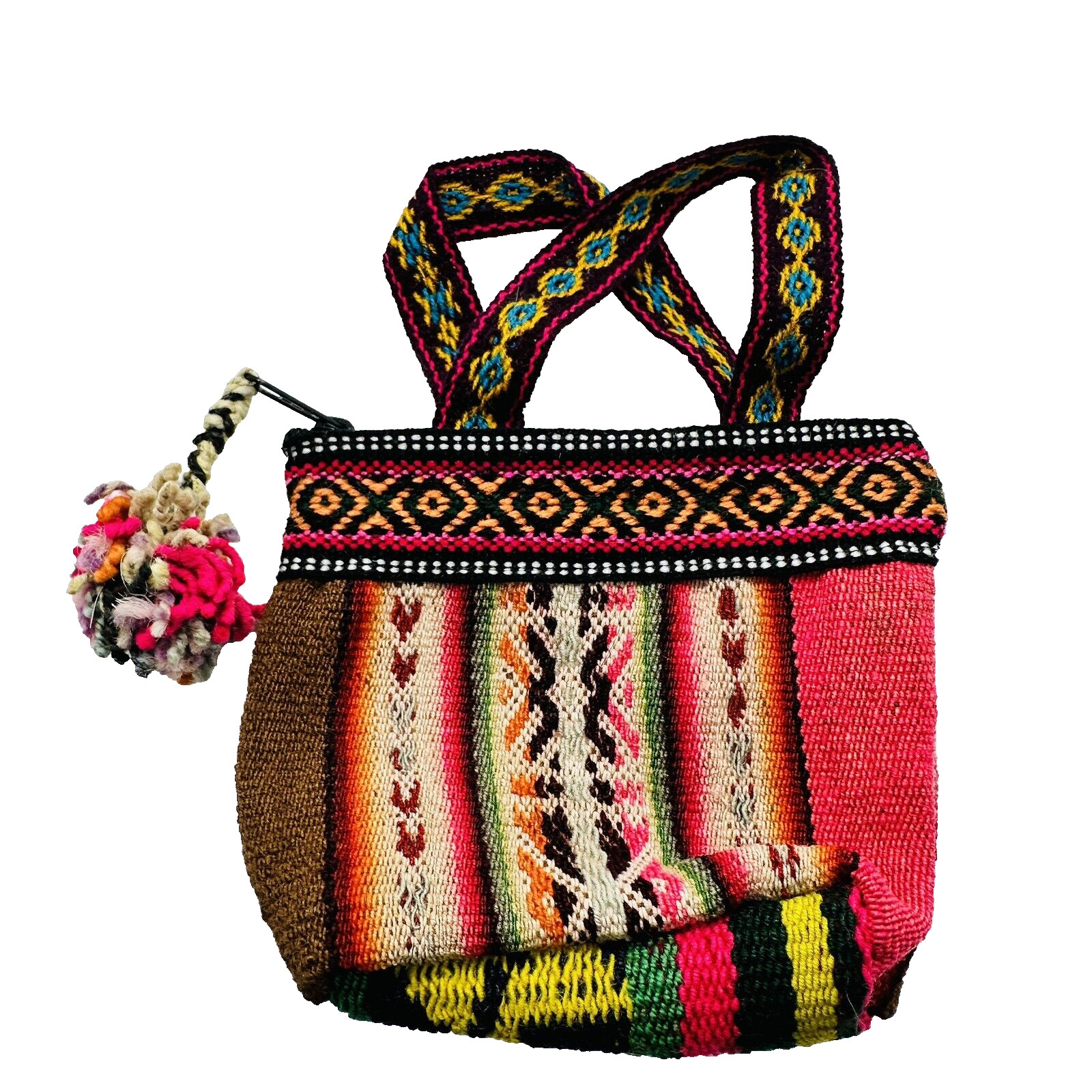 Peruvian Coin Purse | Andean Coin Purse | Ethnic Coin Bag | 5″ x 4" x 1.5"