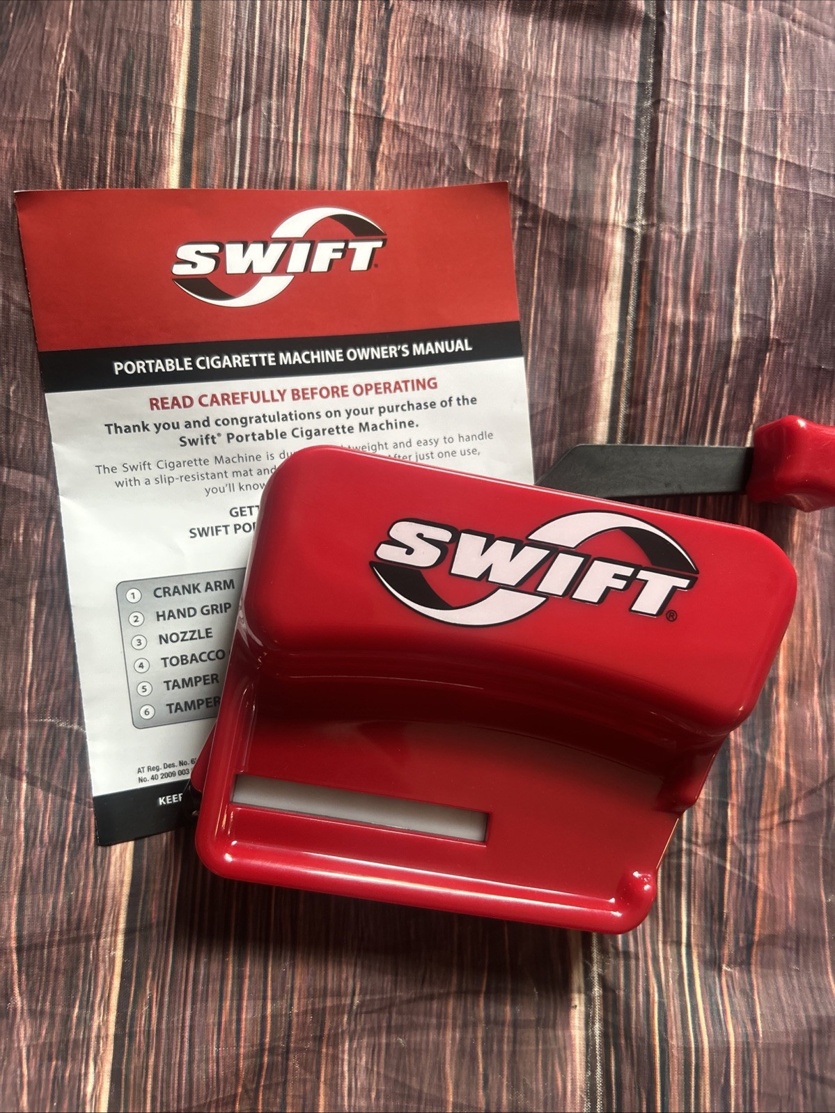 Swift Portable King Size Cigarette Machine