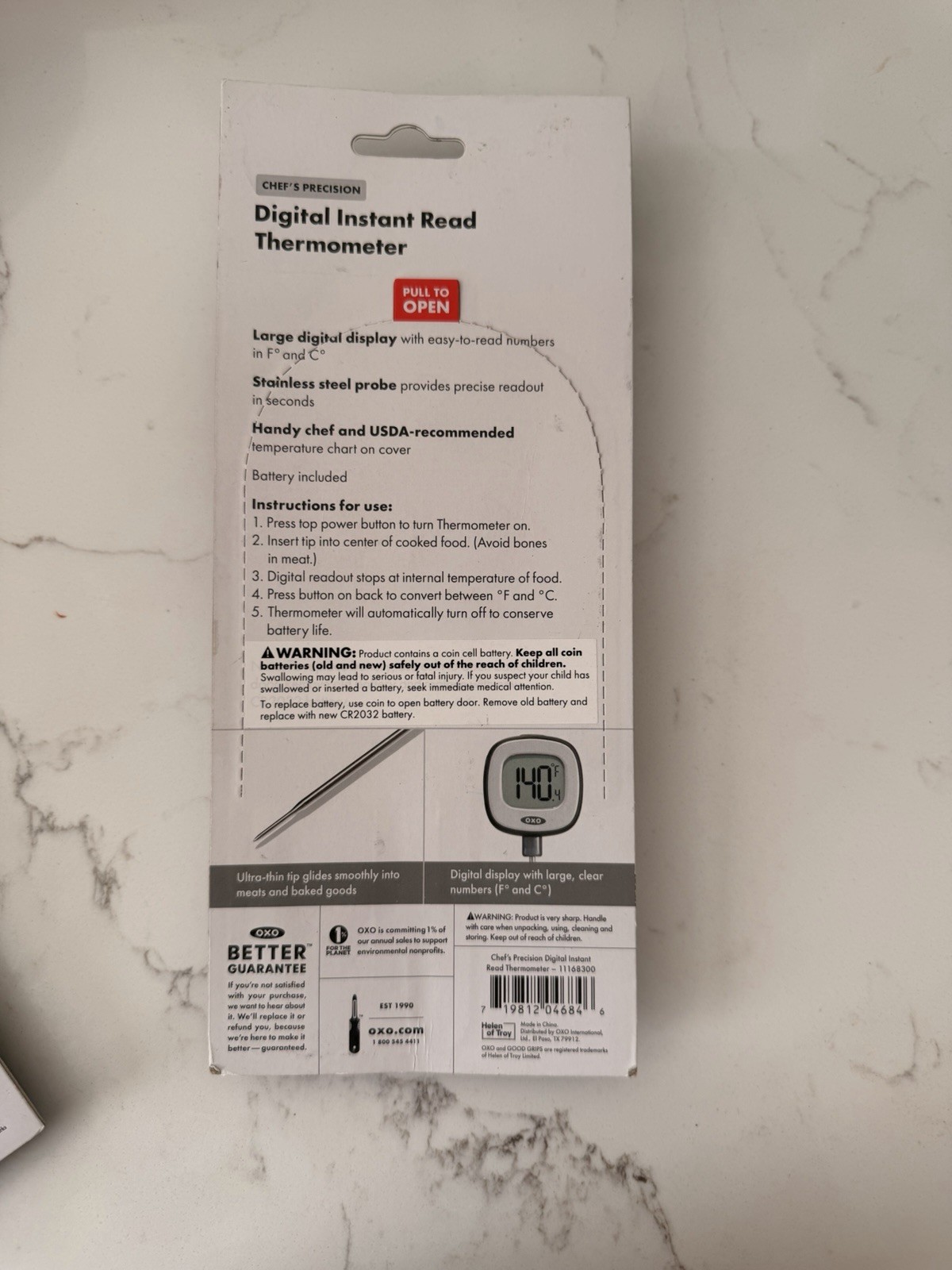 Oxo Good Grips Chefs Precision Instant Read Digital Cooking Thermometer