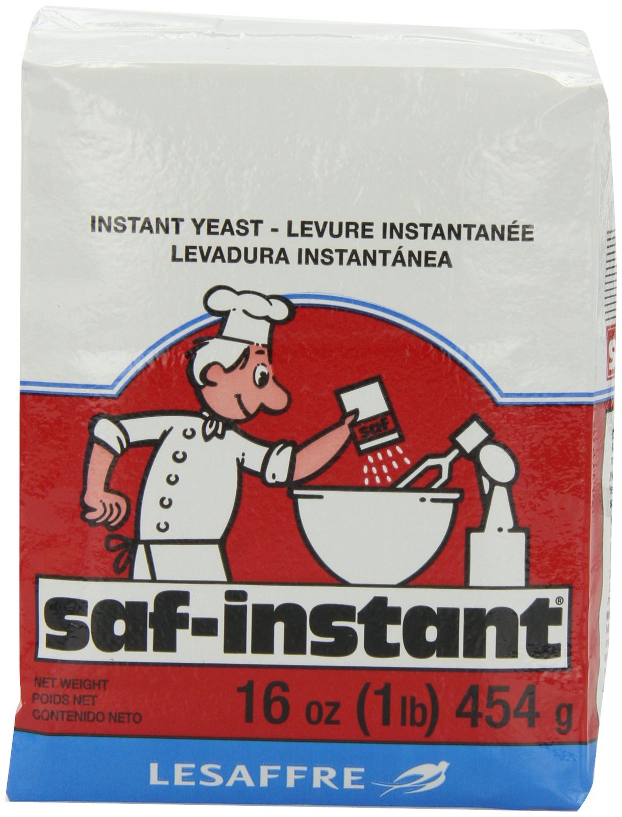 Bulk Instant Yeast 1 Lb Pouches Pack 4 Fast Acting Baking Bread Dough