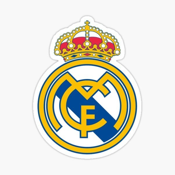 real madrid world cup soccer Sticker Waterproof  uv resistant football