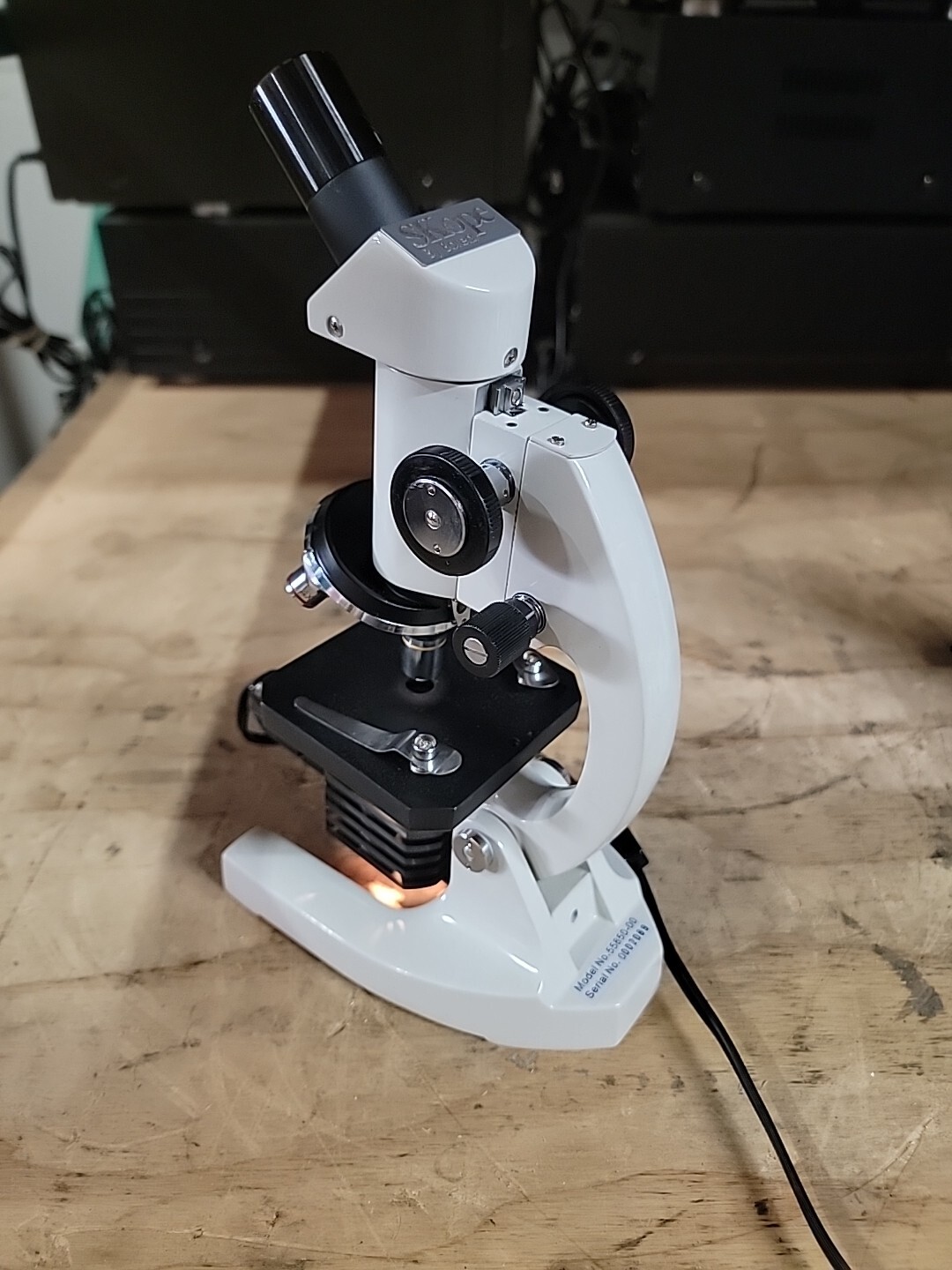 Boreal Microscope 55850-00 WF 10x Eyepiece & 4x 10x 40x Objectives & Lamp (6z)