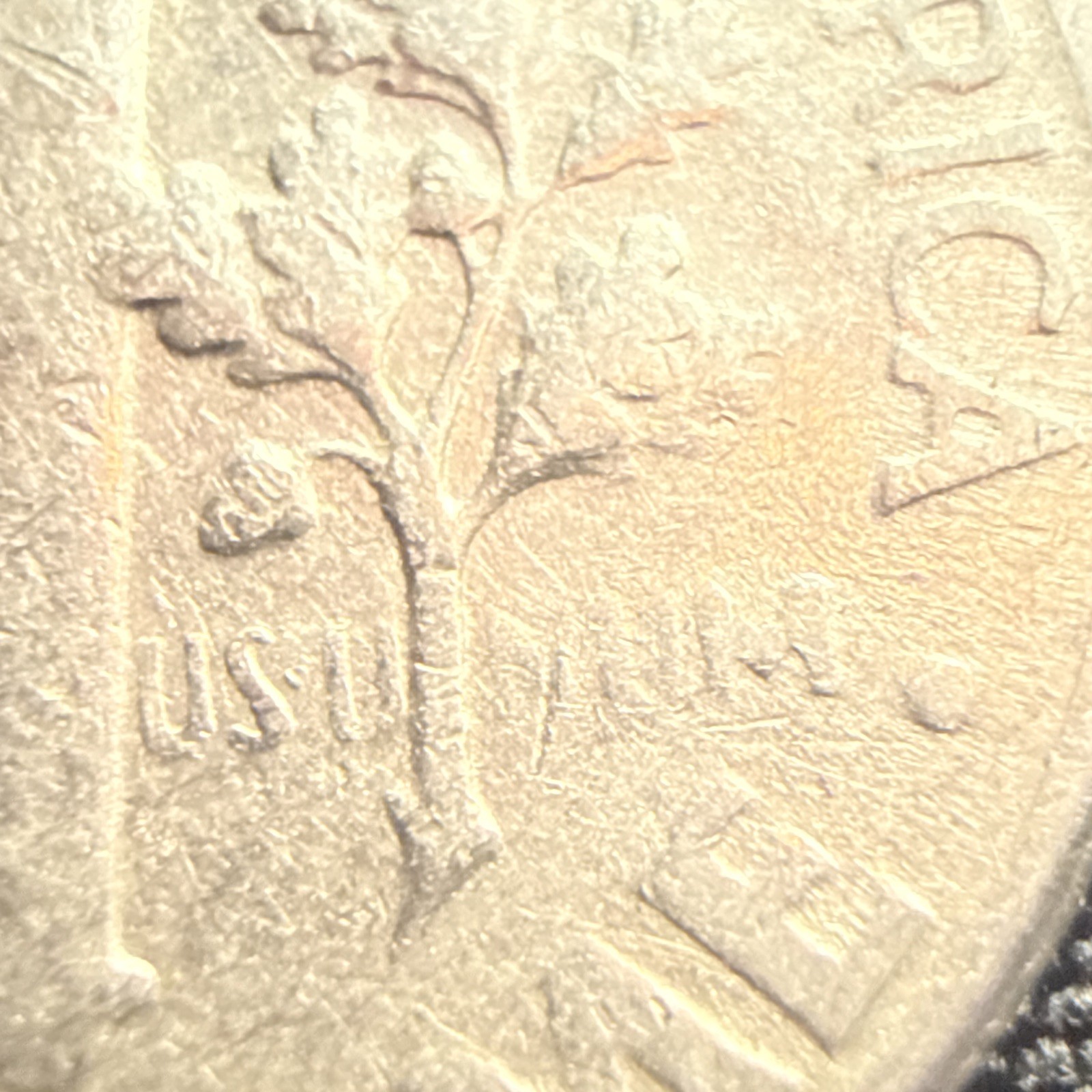1968 D Roosevelt Dime In Circulated Condition Weak Lettering