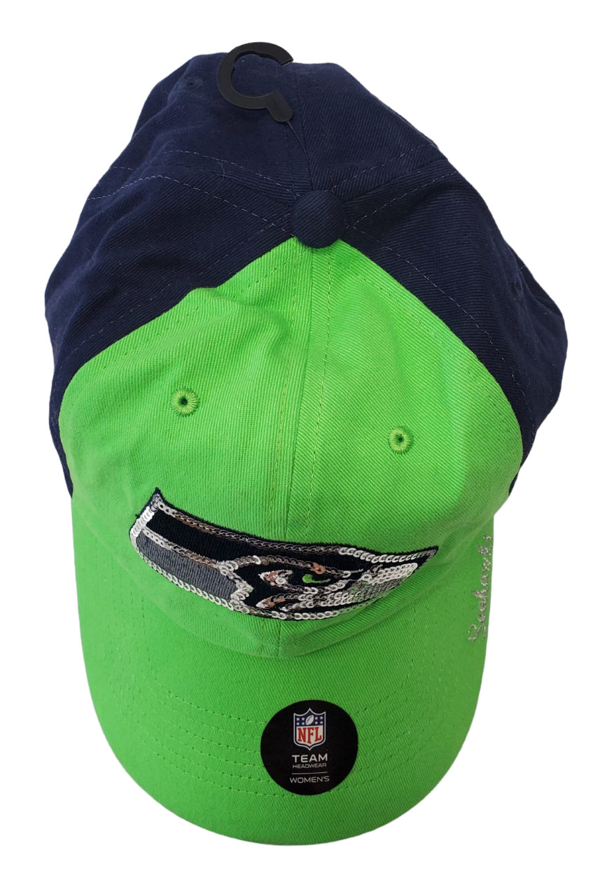 Team Headwear Women's Seattle Seahawks Cap Sparkle Two-Tone '47 Clean Up