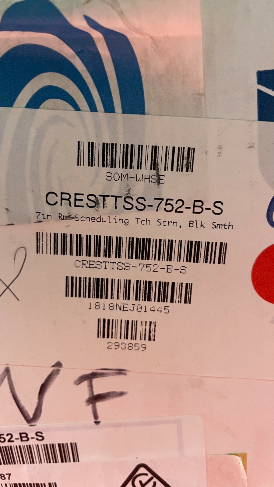 Crestron TSS-752-B-S, 7" Touch Screen Black (6506387)