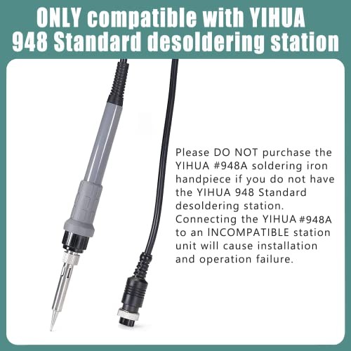 #948A Replacement Soldering Iron Handpiece/Handle for 948 Standard