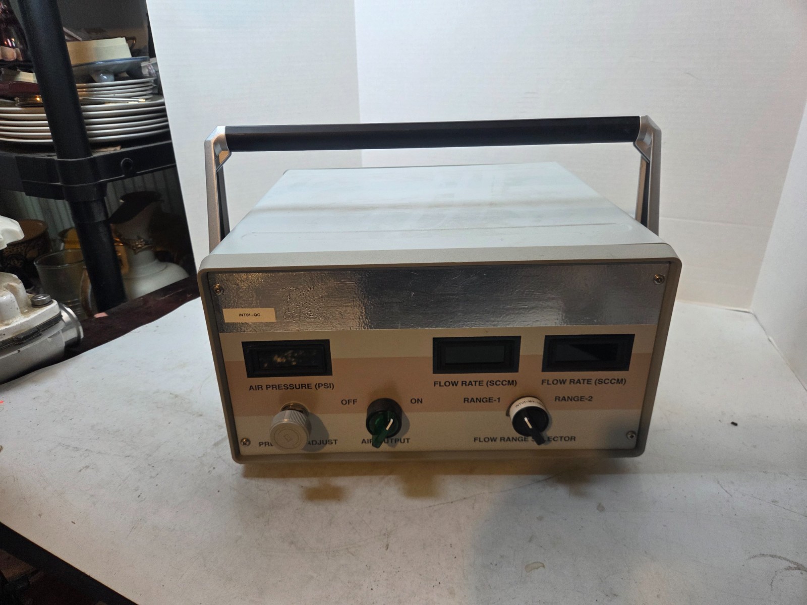 Laboratory Flow controller flow rate meter system