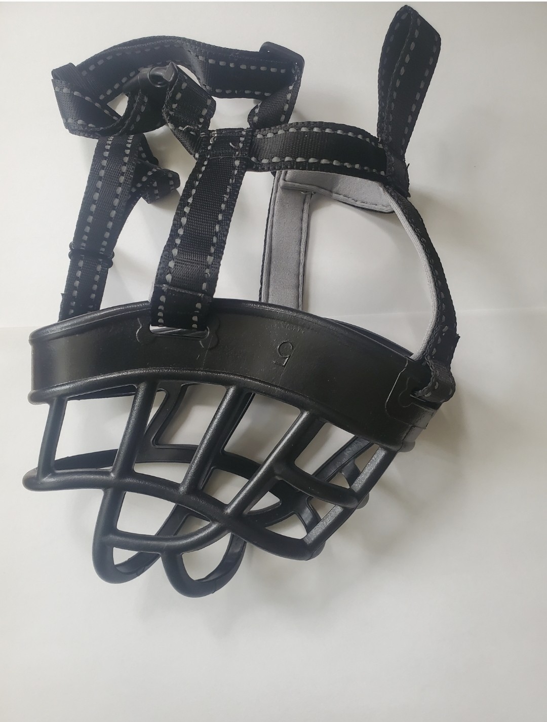 2 Adjustable Dog Muzzle Anti-Biting Mouth Cover Reflective Breathable Water