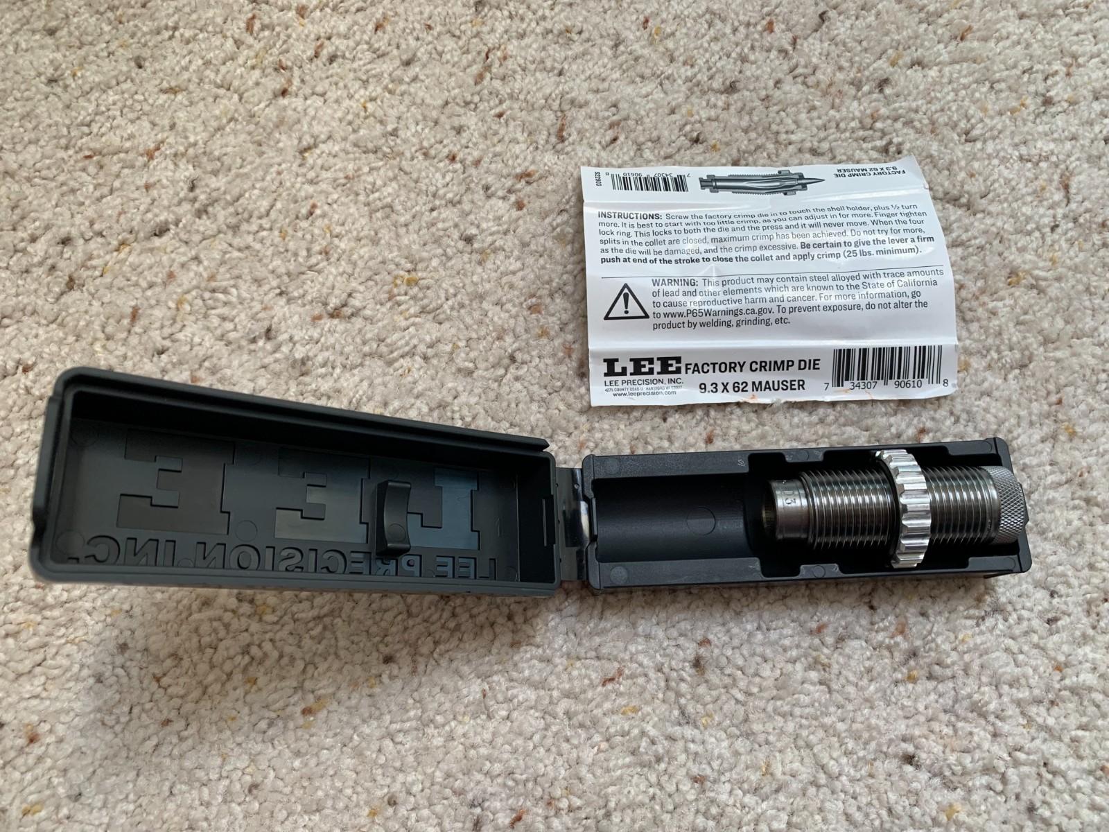 lee factory crimp die