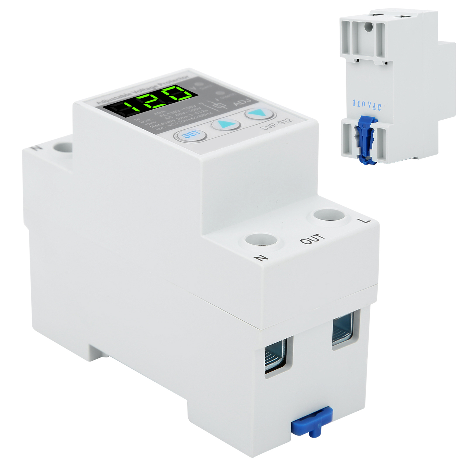 120VAC 40A Adjustable SelfRecovery Under Voltage Auto Reset Protection Switch