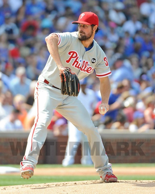 Philadelphia Phillies COLE HAMELS Glossy 8x10 Photo Baseball Print