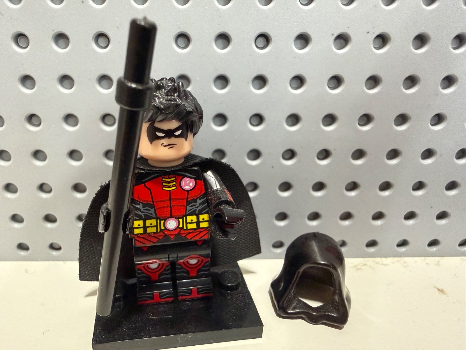 LEGO DC Super Heroes Robin Damian Wayne Custom Minifigure