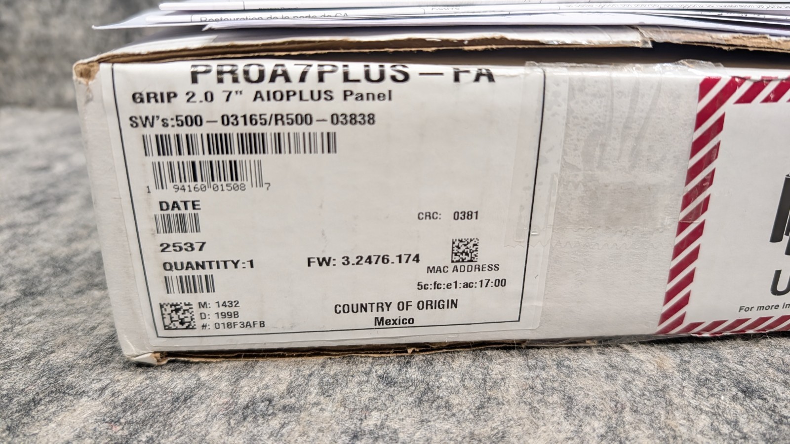 First Alert PROA7PLUS-FA Honeywell Pro Series 7" All-in-One Touchscreen Control
