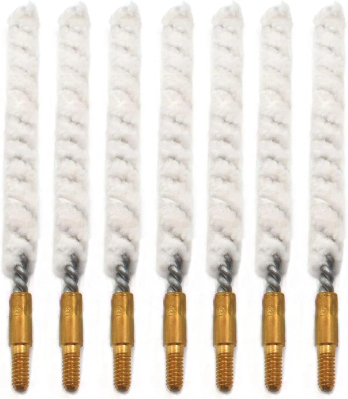 10 Pack Gun Cleaning Bore Cotton Mops Brushes 8-32 5-16 or 5-40 Threaded (.177 C