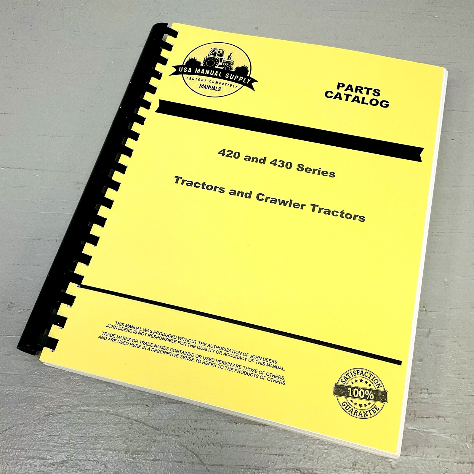 Parts Manual fits John Deere 420C 420H 420I 420S 420T 420U 420V 420W Tractor