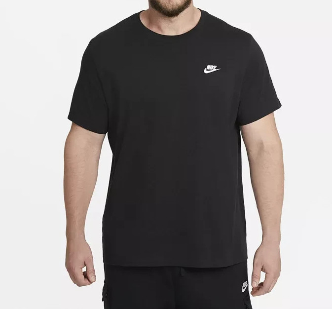 NWT Mens NIKE Big & Tall Crew Neck Sportswear Training T-Shirt Black