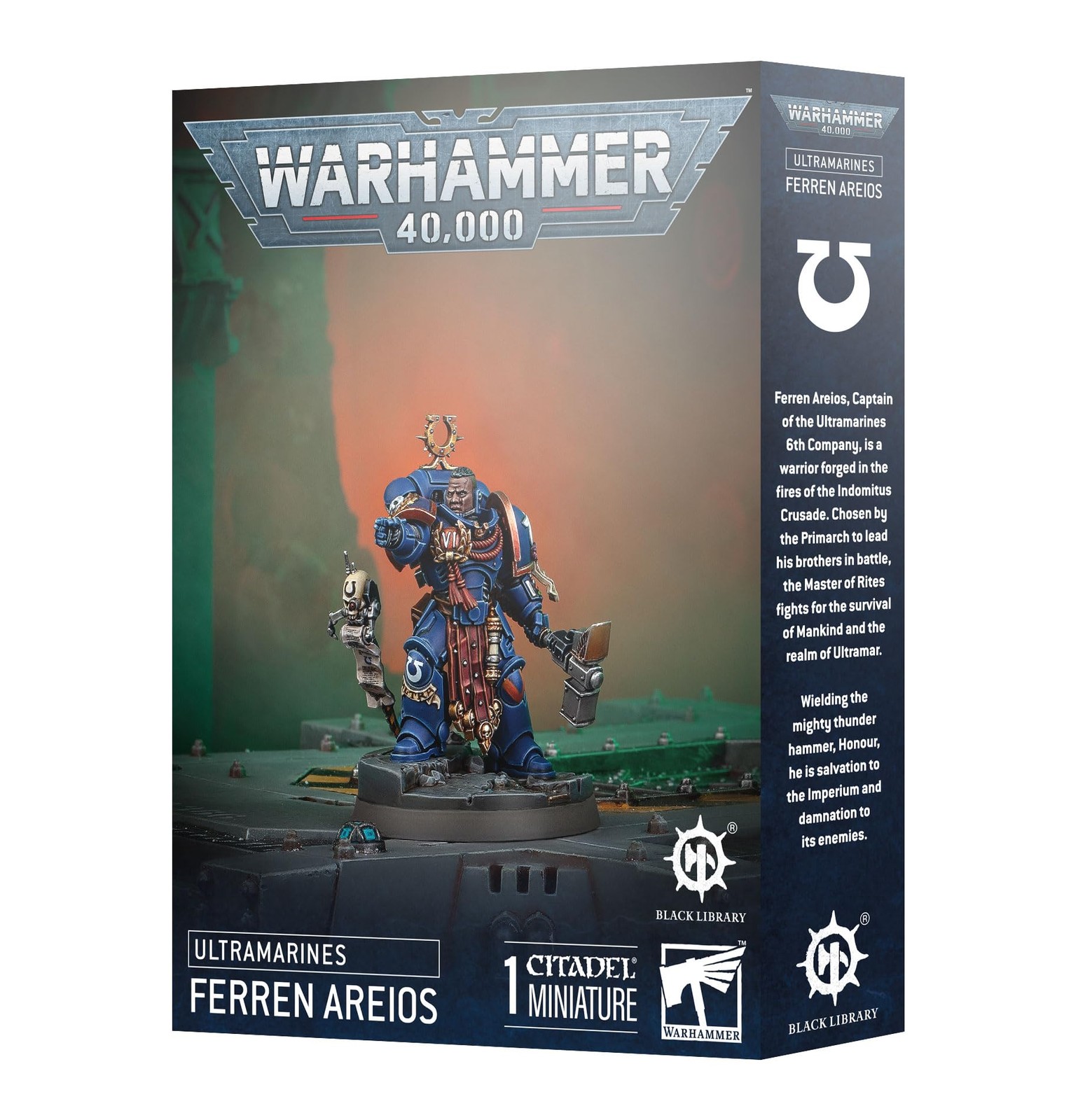 Ultramarines: Ferren Areios - Warhammer 40k - Brand New, Factory Sealed