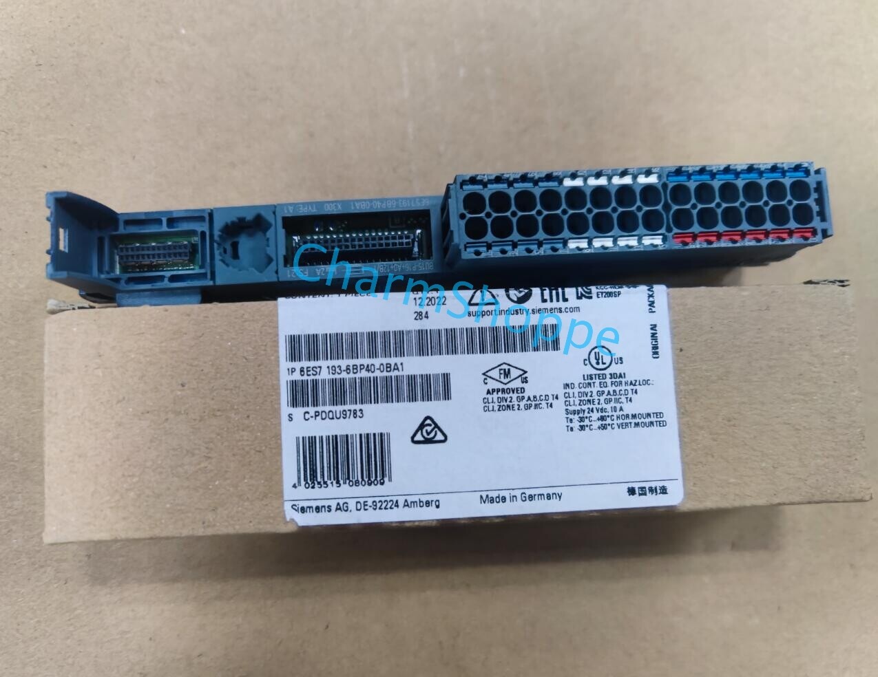 1PCS SIEMENS New In Box BaseUnit 6ES7193-6BP40-0BA1 Fast Shipping