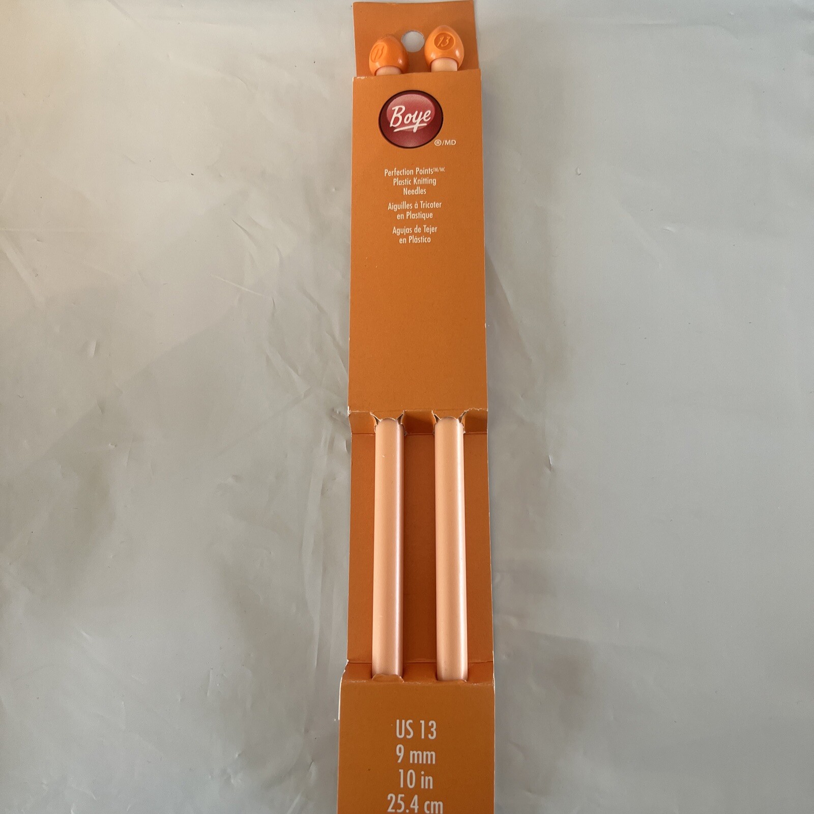 Boye Perfection Points Plastic Knitting Needles US 13 / 9 mm - NEW!