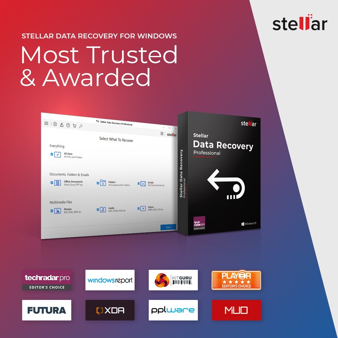 Stellar Data Recovery Professional for Windows | Email Delivery | Download