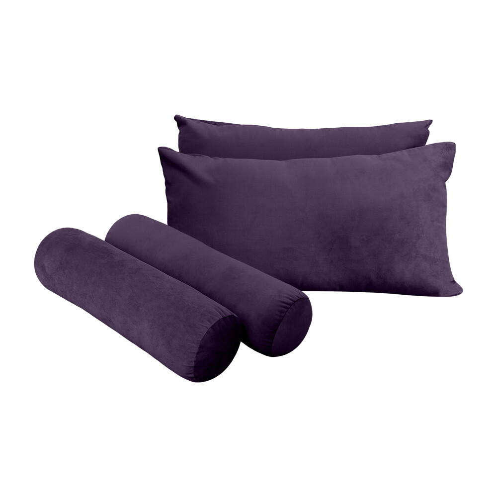SLIPCOVER ONLY KnifeEdge Full Style V2 Velvet Indoor Daybed Bolster Pillow AD339