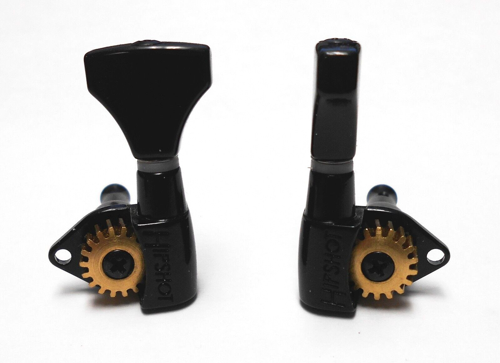 Hipshot Guitar Tuner Upgrade Kit Classic Open 3+3 Black with UMP - NOS