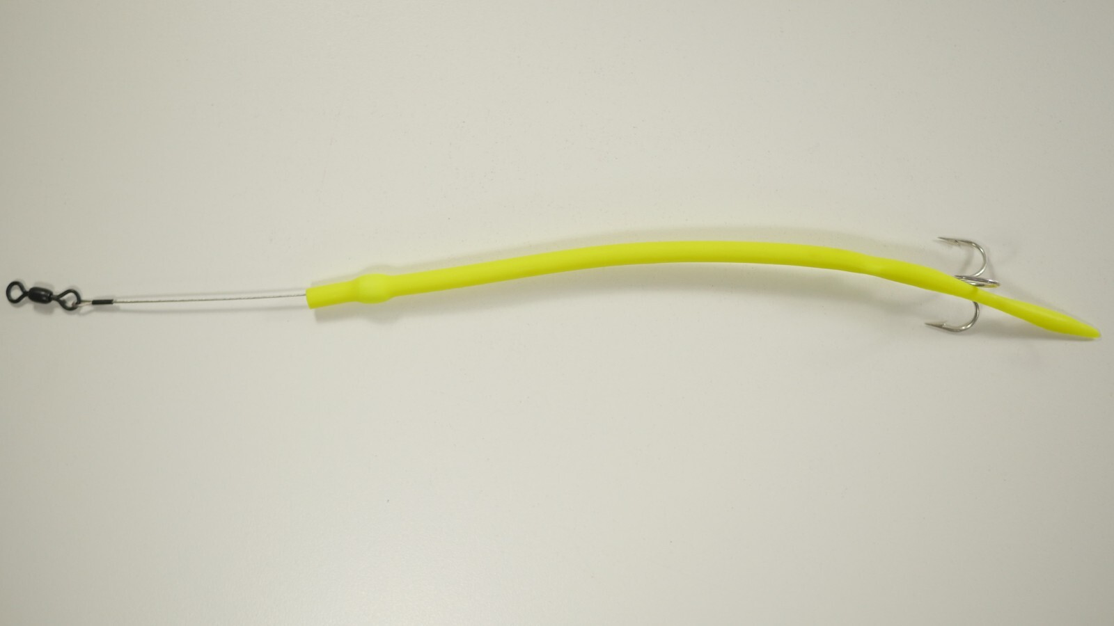 (3 Pack) Baby Cuda Tube (Yellow, Black, Green, Orange, Pink) - (Treble Hook)