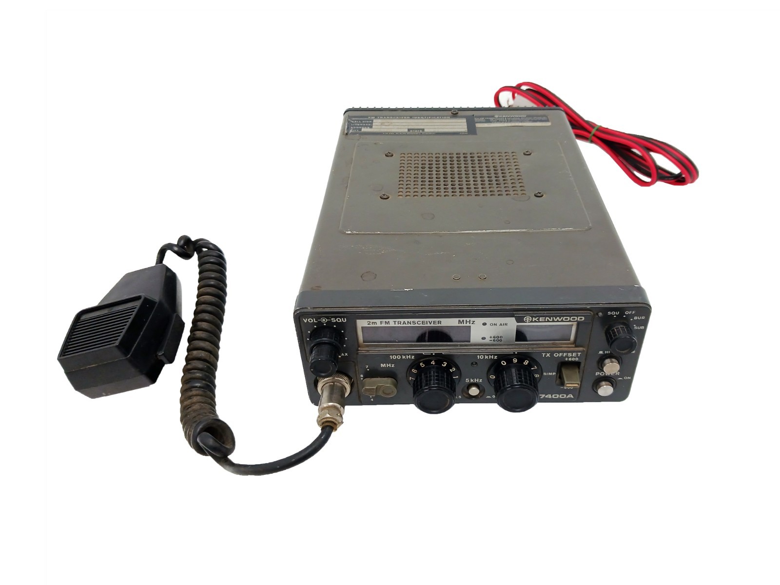Kenwood TR-7400A 2 Meter FM Transceiver - WORKS