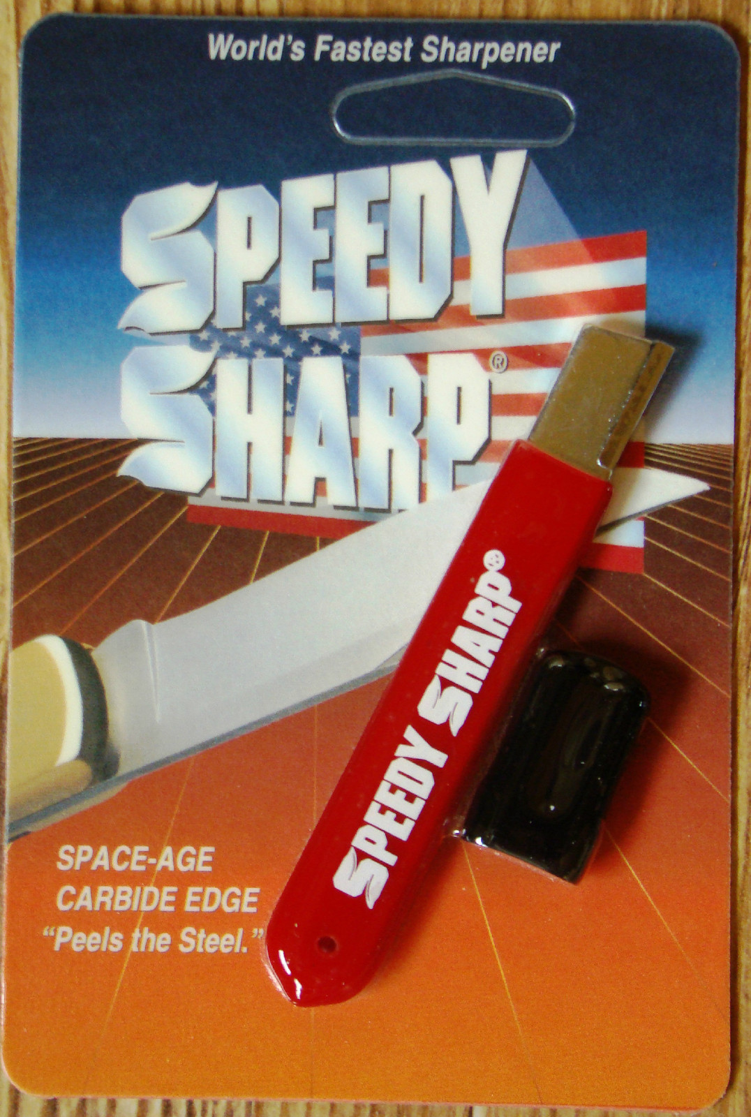 Speedy Sharp Carbide Knife Sharpener -  RED