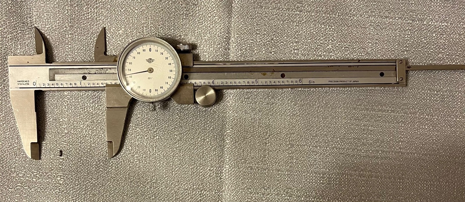 Kanon Dial Caliper 150mm Dial Caliper, 0-6" Range, with wooden box