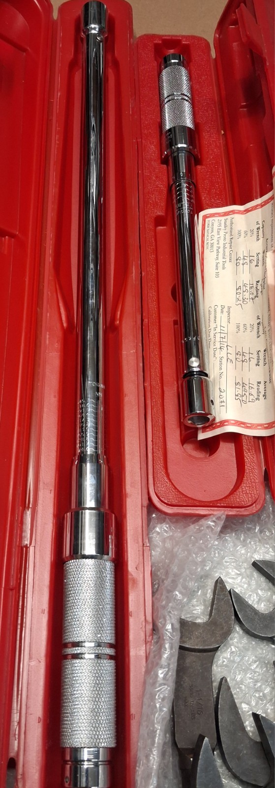 2 PROTO PROFESSIONAL TORQUE WRENCHES, H7-6014C, H5-6006C/ 5 -INTERCHANGEABLE...