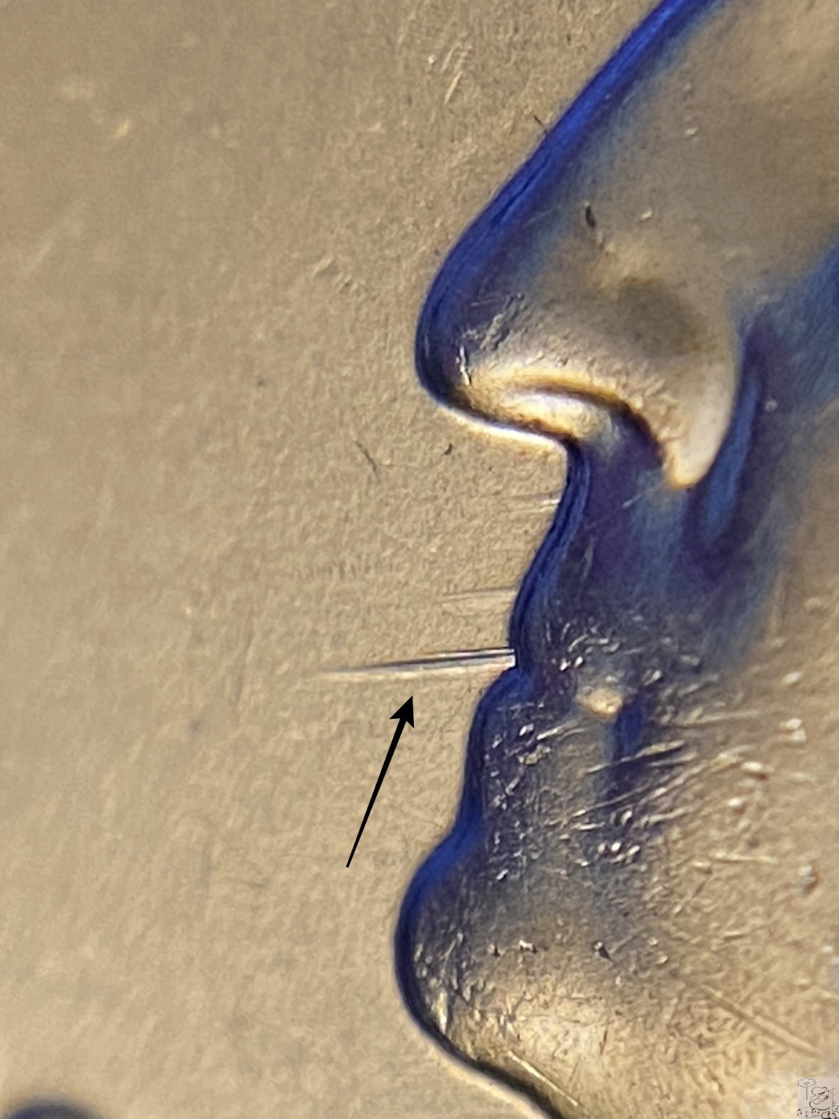 2021-D Washington Quarter 25c - "Spitting Washington" Feeder Finger Damage (27)