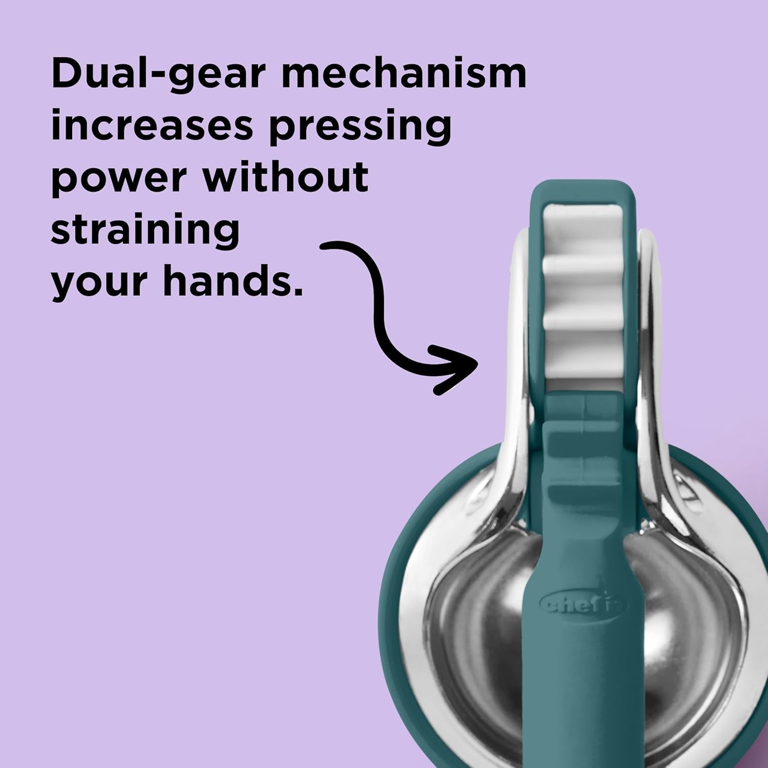 FreshForce Lemon Squeezer in Collard Green - Maximum Juice Extraction