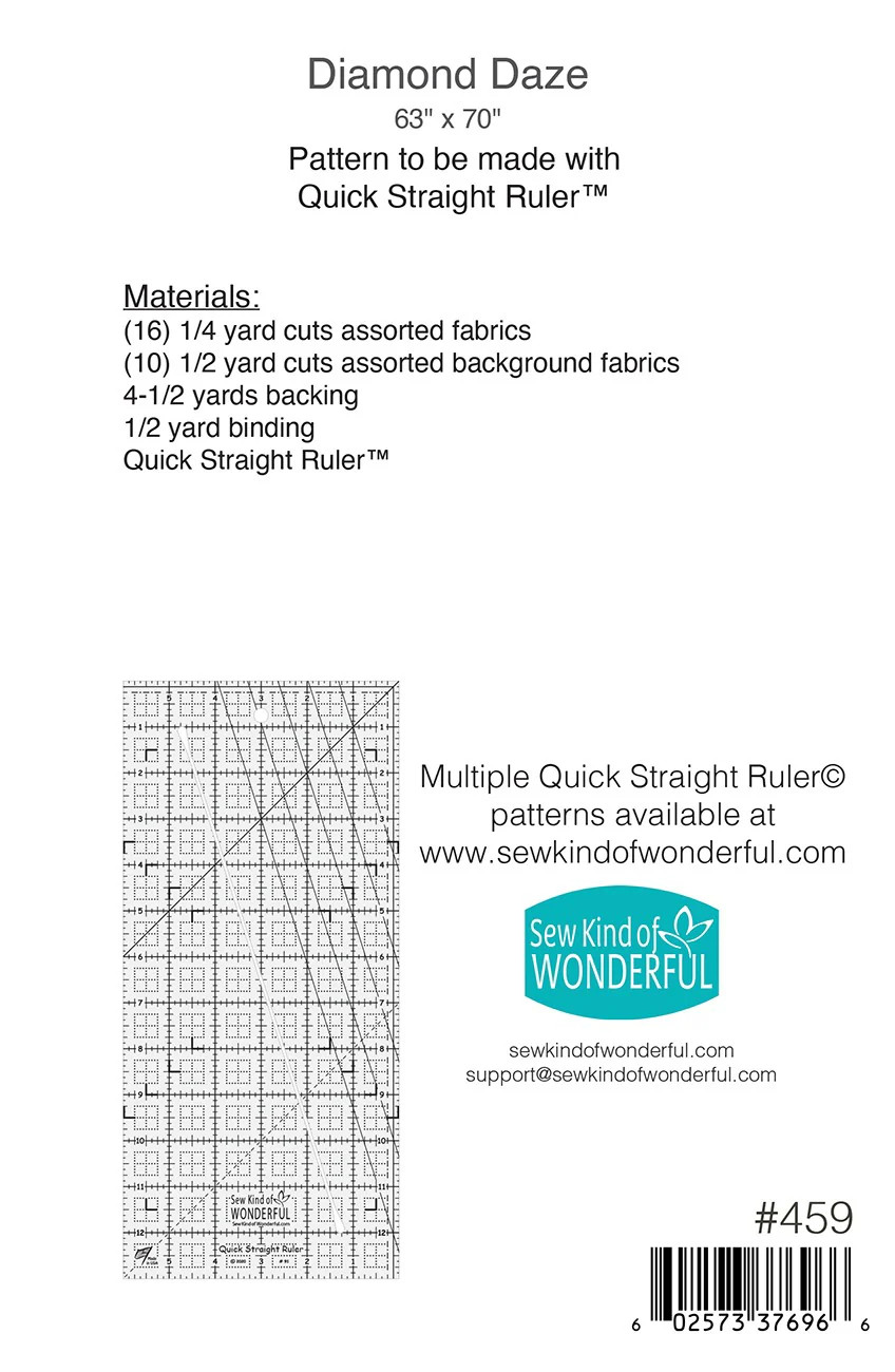 Diamond Daze Quilt Pattern by Helen Robinson