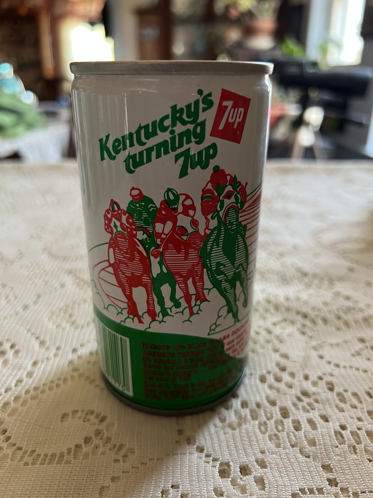 Vintage 7up Pull Tab State Can Kentucky