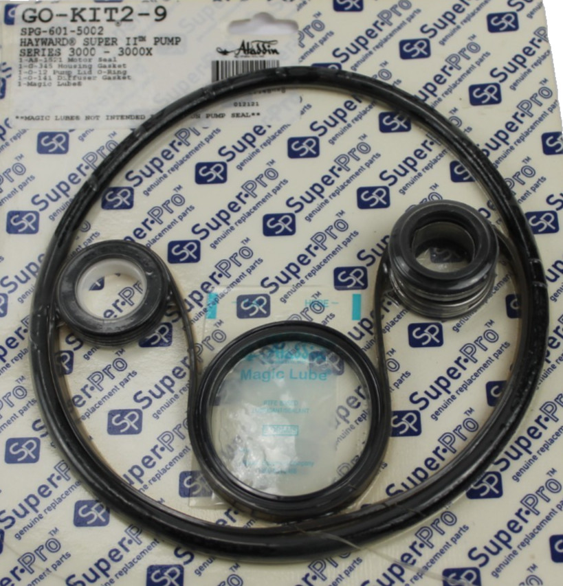 Hayward GO-KIT2-9 for Super II 3000-3000 Series Pumps Seal/Gasket/O-rings Kit