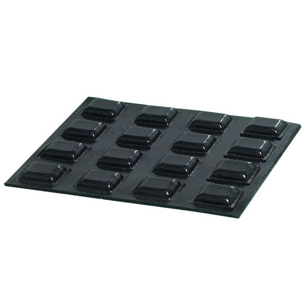 20 Large Black Square Locator Bumps, Bump Dots